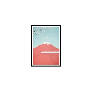 art poster visit japan henry rivers