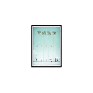 art poster visit miami henry rivers