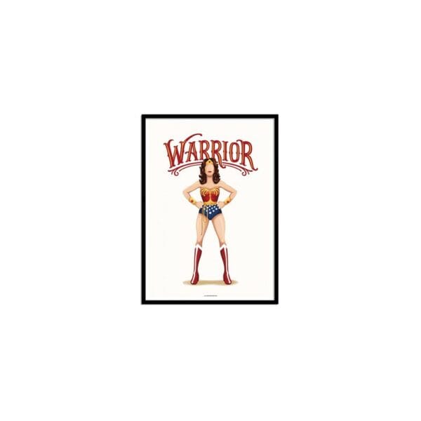 art poster wonderwoman nour tohme