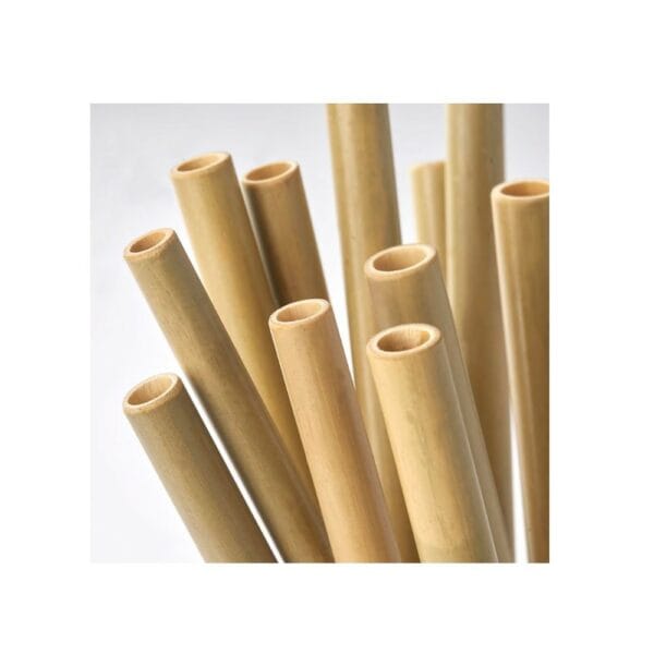 bamboo drinking straw + cleaning brush
