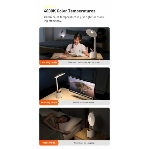 baseus smart eye series full spectrum double light source aaa reading and writing desk lamp