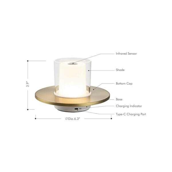 candle led portable lamp (20490500001)