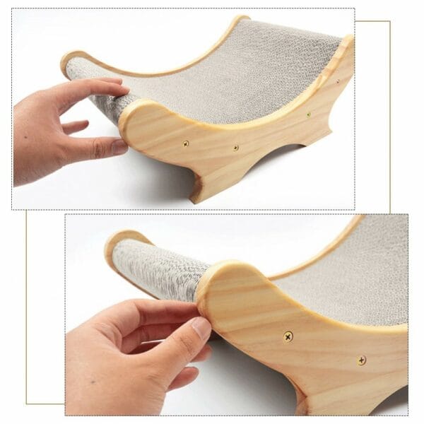 corrugated paper bed cat scratcher wear resistant