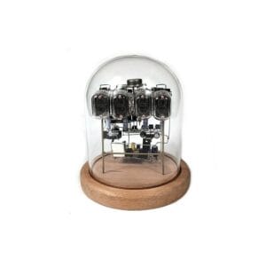 diy classic vintage tube clock round glass case