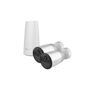 ezviz bc1 b2 surveillance camera, set of 2x camera + base, wi fi, outdoor