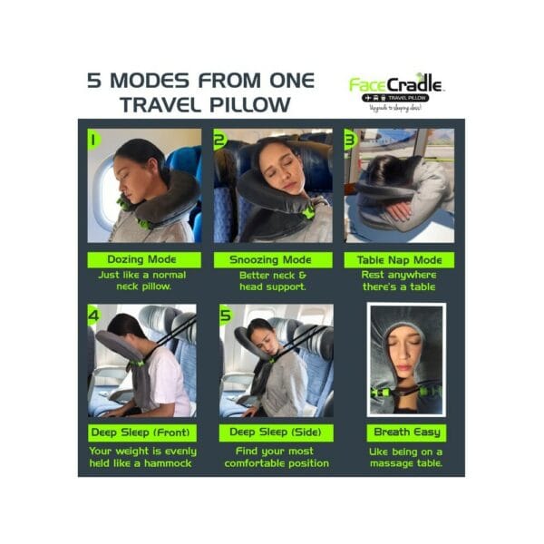 face cradle travel pillow