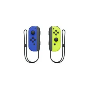 nintendo switch joy con (blue/neon yellow)