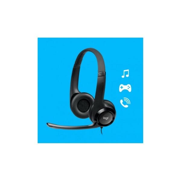 logitech usb headset h390 with noise cancelling mic