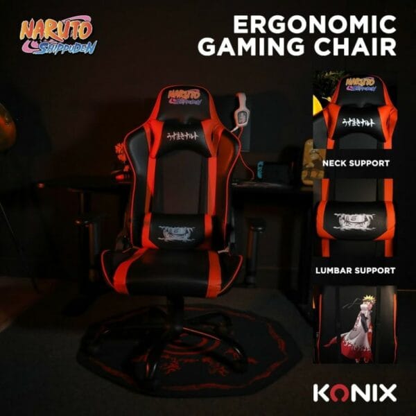 konix naruto premium gaming chair (3328170021845)