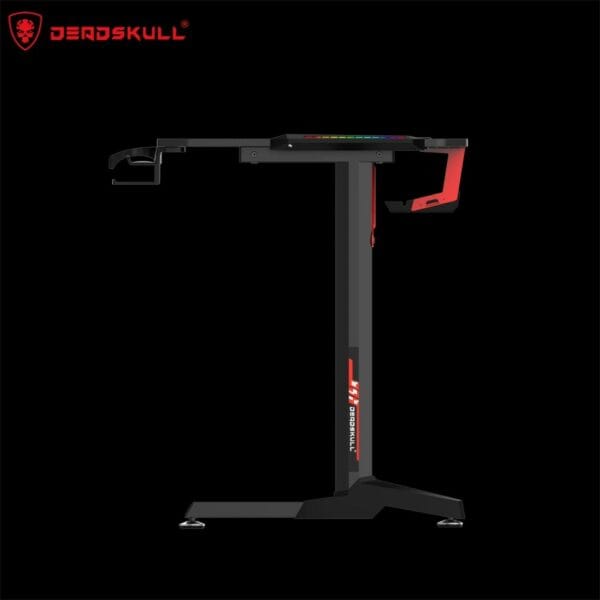 deadskull motorized rgb led gaming desk