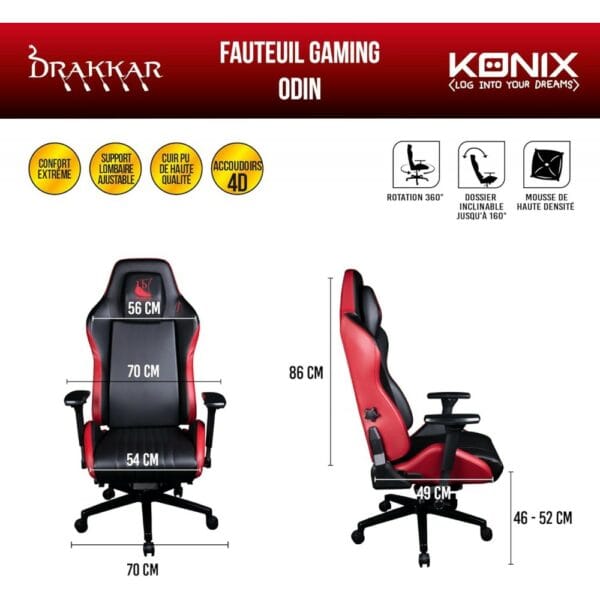 konix odin gaing chair (3328170288439)