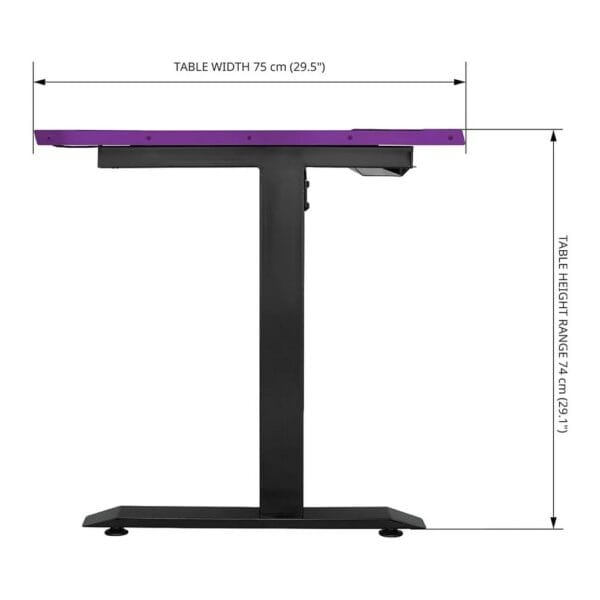 cooler master gd120 argb gaming desk a1 (gd cm argb a1 gd120 pra1)