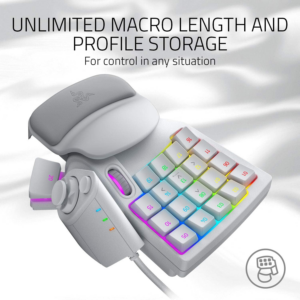 Razer Tartarus Pro - Analog Optical Gaming Keypad (Mercury White