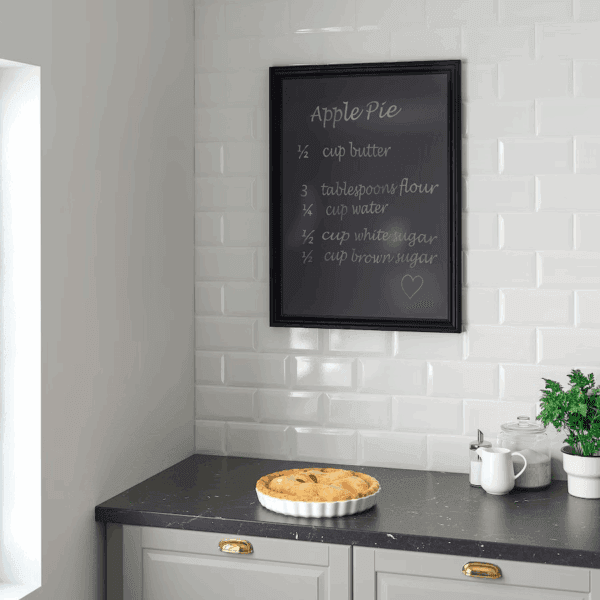 ikea sÄvsta memo board, black 50x70cm (604.193.68)