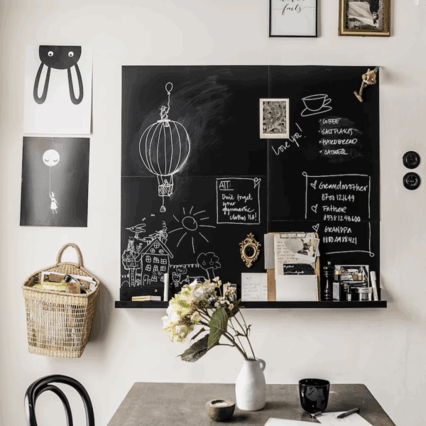ikea sÄvsta memo board, black 50x70cm (604.193.68)