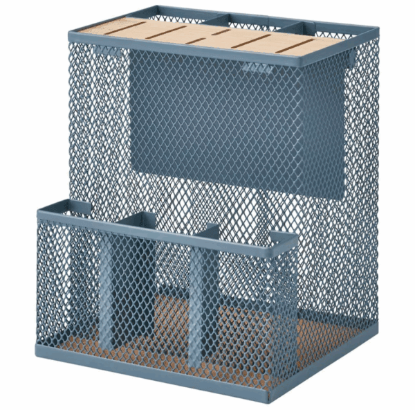 ikea vimplefisk knife block, bamboo/grey turquoise (505.826.99)