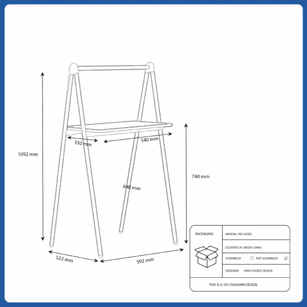 ikea folding table (405.264.06/605.264.05)