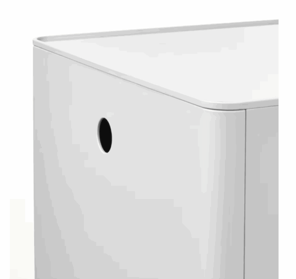 ikea white storage box with lid (005.268.75)