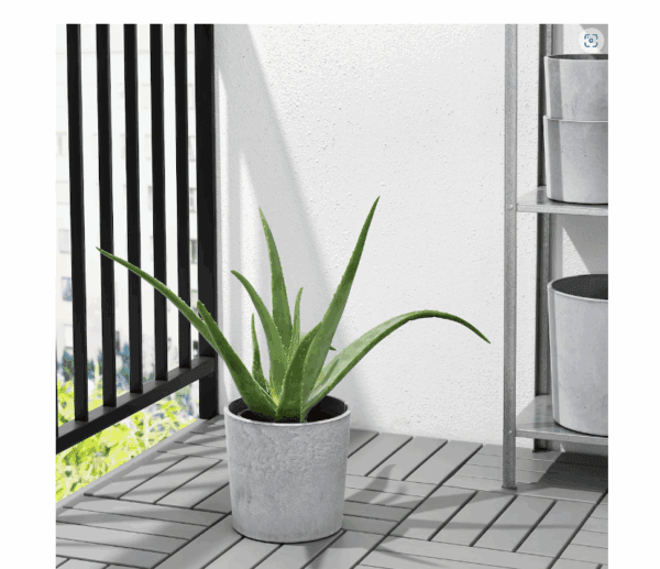 ikea light grey in/outdoor plant pot (704.675.56)