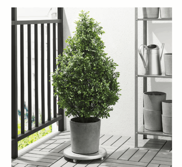 ikea light grey in/outdoor plant pot (704.675.56)
