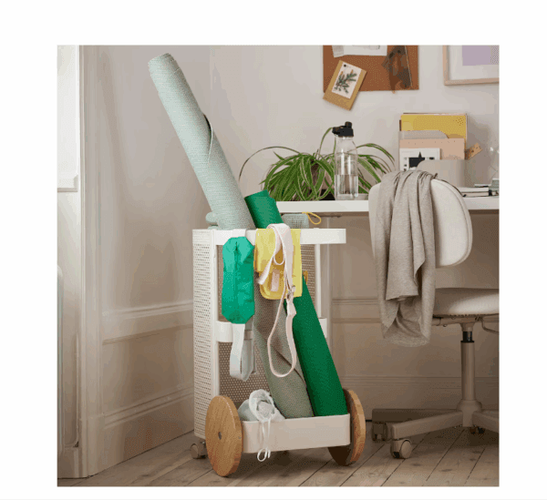 ikea white trolley (305.572.62)