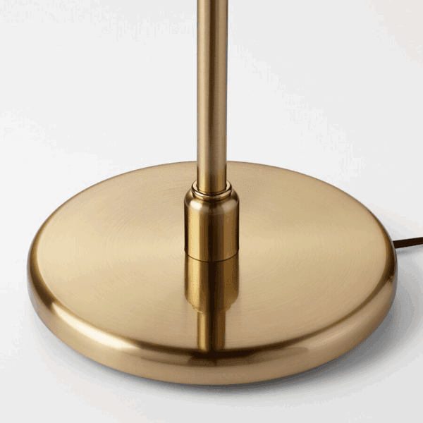 ikea kryssmast table lamp base brass plated (504.056.87)