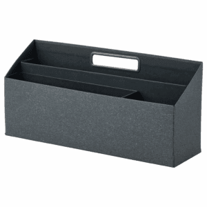 ikea tjog desk organiser, dark grey, 34x16 cm (105.039.58)