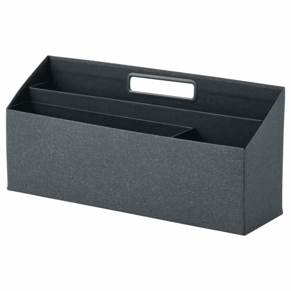 ikea tjog desk organiser, dark grey, 34x16 cm (105.039.58)