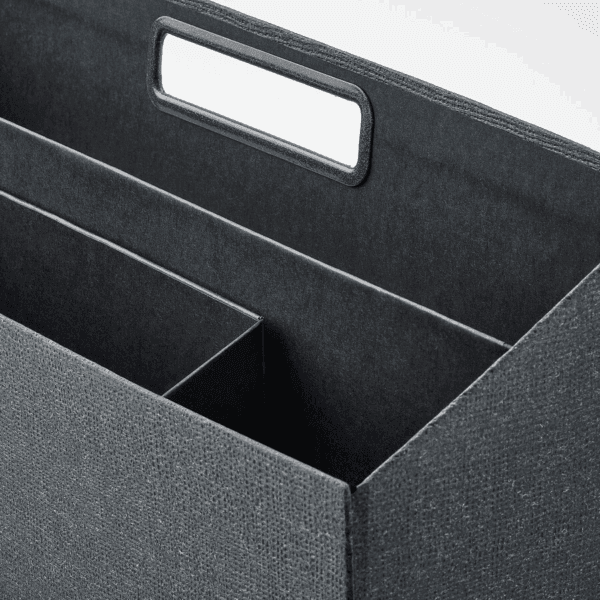 ikea tjog desk organiser, dark grey, 34x16 cm (105.039.58)