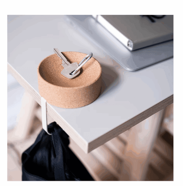 ikea fagning portable table hook cork/metal (805.541.76)