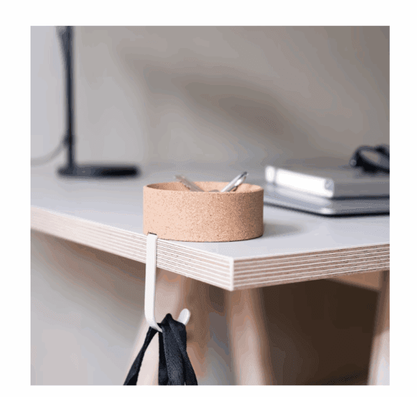 ikea fagning portable table hook cork/metal (805.541.76)