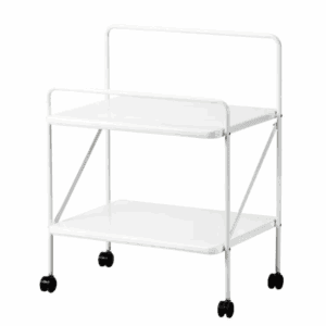 ikea jÄrlÅsa white castors side table 65x45 cm (005.543.83)