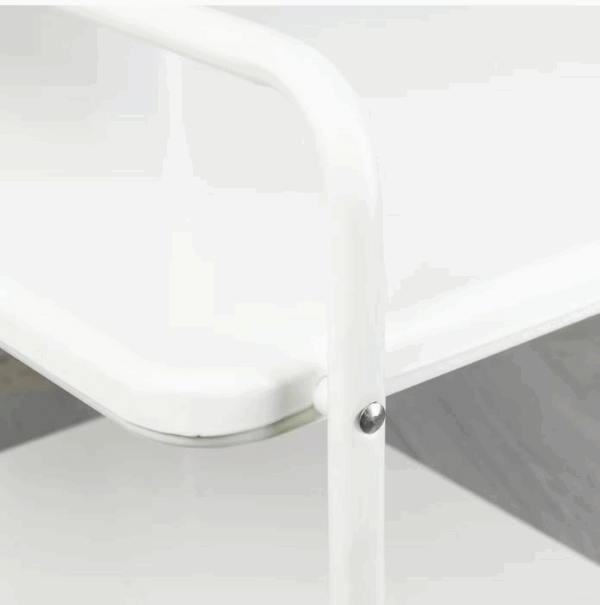 ikea jÄrlÅsa white castors side table 65x45 cm (005.543.83)