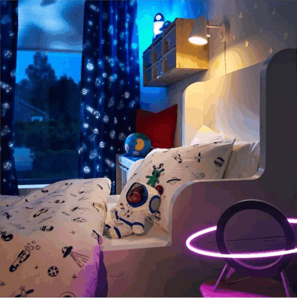 ikea aftonsparv multicolor planet shape led decoration (105.587.76)