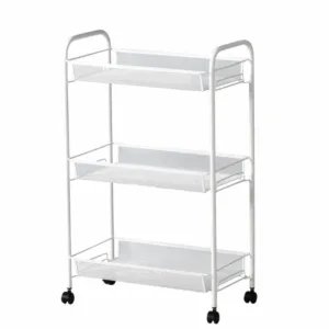 ikea hornavan white trolley 26x48x77 cm (702.438.73)