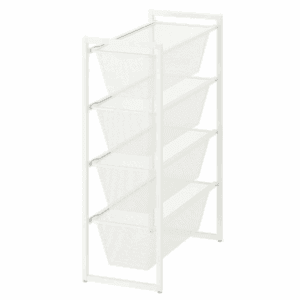 ikea jonaxel storage rack white, 25x51x70 cm (592.971.41)