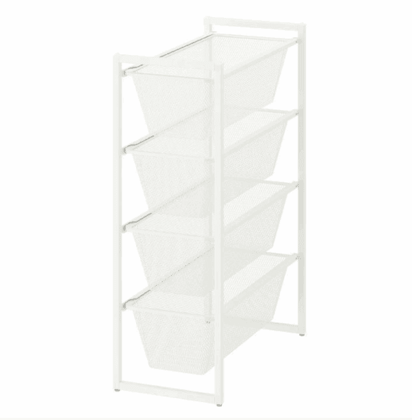 ikea jonaxel storage rack white, 25x51x70 cm (592.971.41)