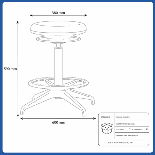 ikea lidkullen active sit/stand support, gunnared dark grey (304.457.74)