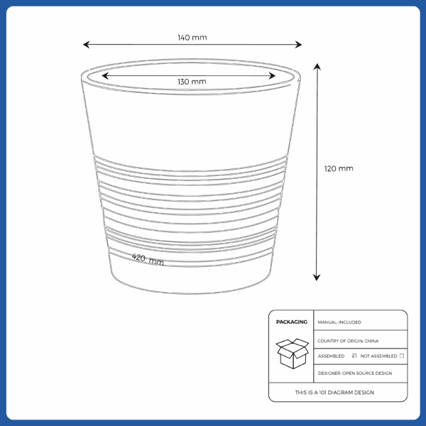 ikea decorative flower pots (803.956.15)