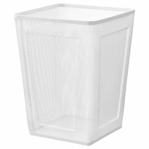 ikea white wastepaper basket (20490500797/404.601.08)
