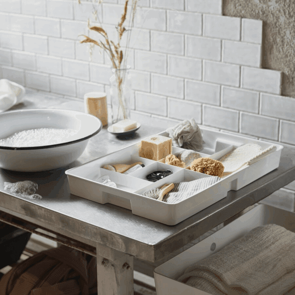 ikea compartment box white (802.802.09)