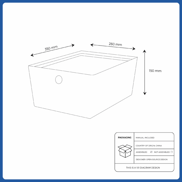 ikea kuggis box with lid transparent black (505.140.40)