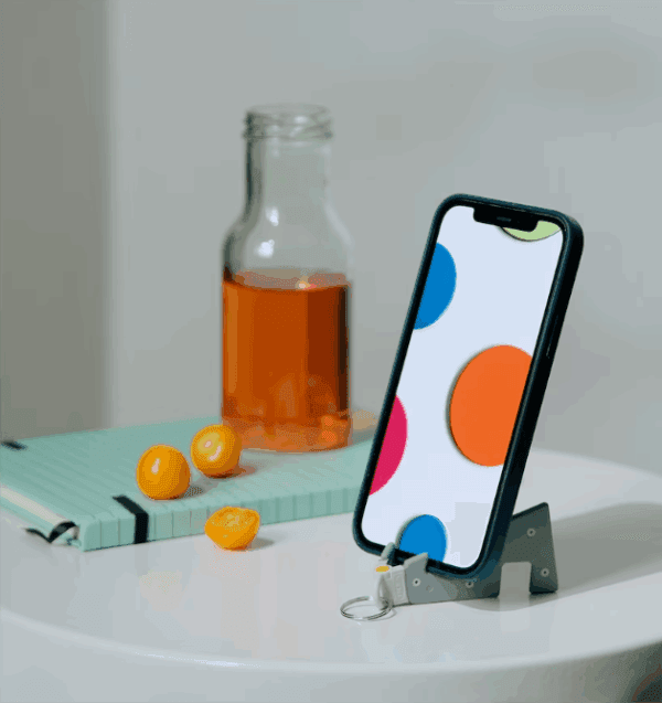 ikea mobile phone holder, grey (605.038.85)