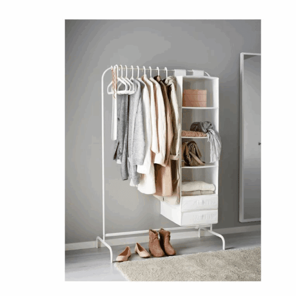 ikea clothes rack, white, 99x152 cm (601.794.34)