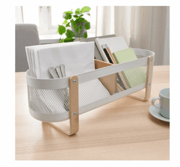 ikea desk organiser, white, 50x16x17 cm (205.404.94) (20490500013)