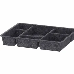 ikea drawers tray, dark grey, 40x30 cm (103.480.19) (20490500015)