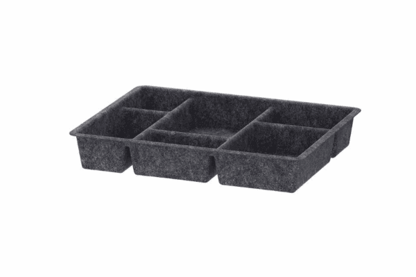 ikea drawers tray, dark grey, 40x30 cm (103.480.19) (20490500015)