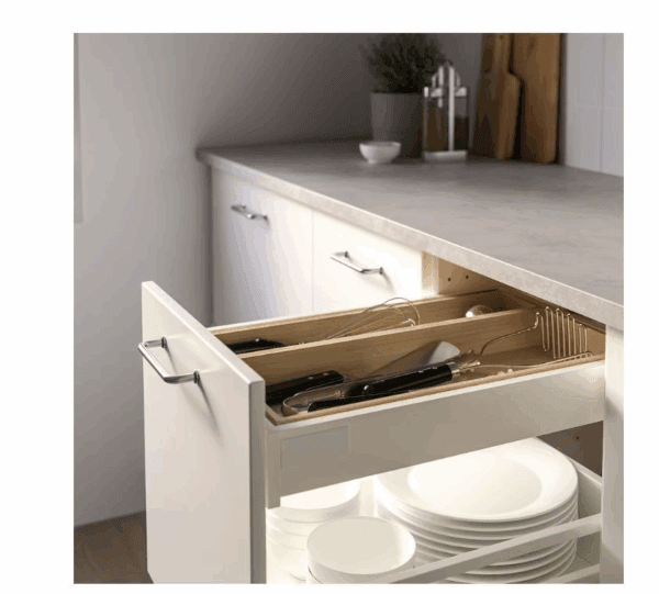ikea utensil storage tray light bamboo (004.883.26)