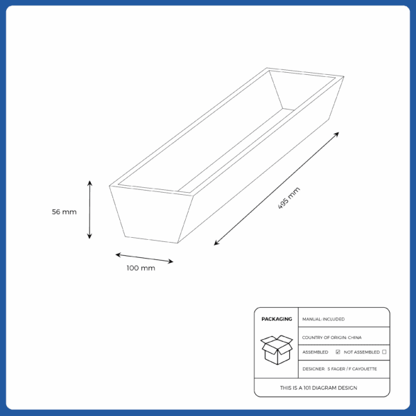 ikea utensil storage tray light bamboo (004.883.26)