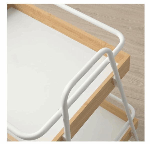 ikea storage bamboo trolley